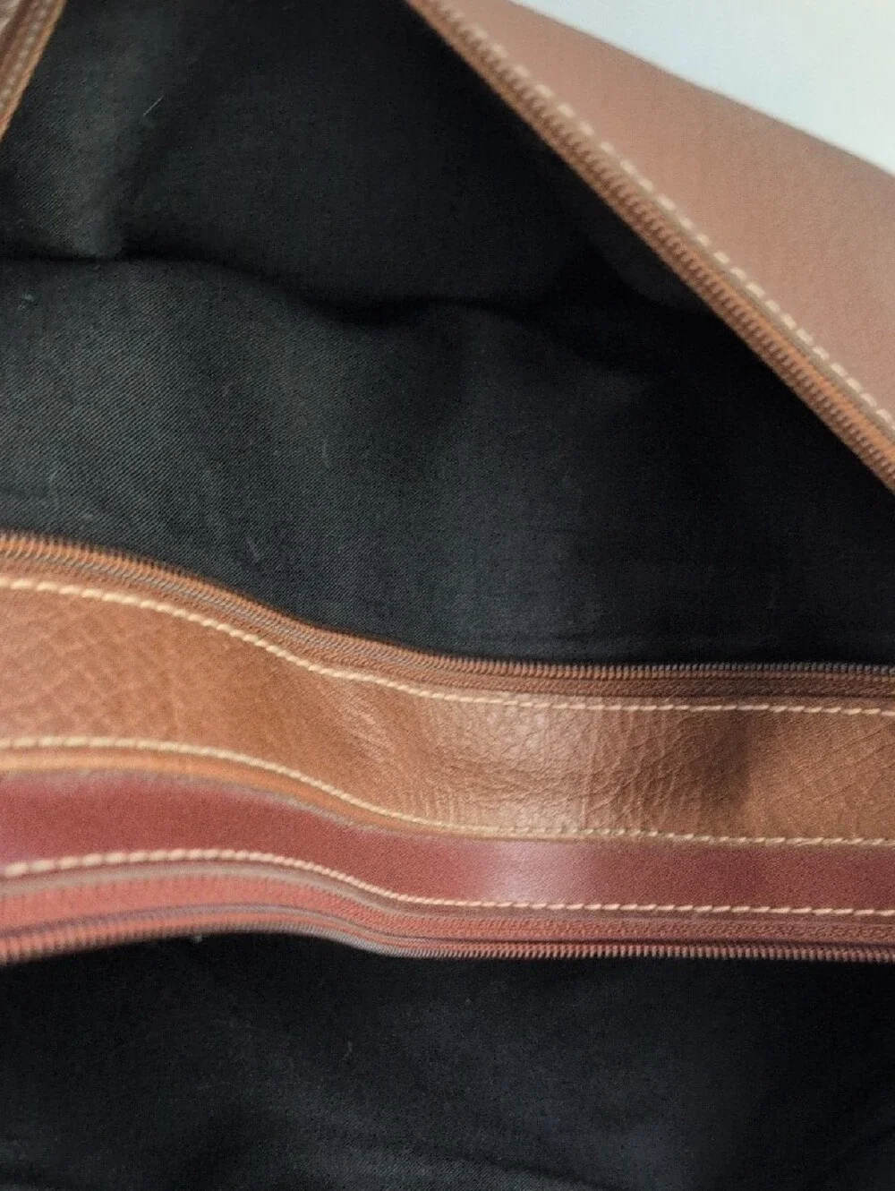 Vintage 90s Esprit Brown Laptop Bag with Shoulder Strap
